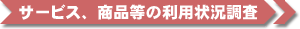 �T�[�r�X�A���i���̗��p�󋵒���